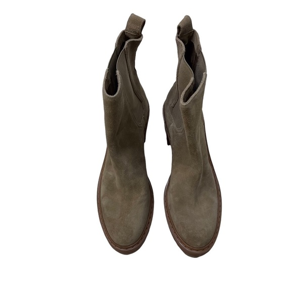 Louise Et Cie Varsan Platform Chelsea Boot Sandstorm Size 9.5 Chunky Heel - Picture 3 of 10